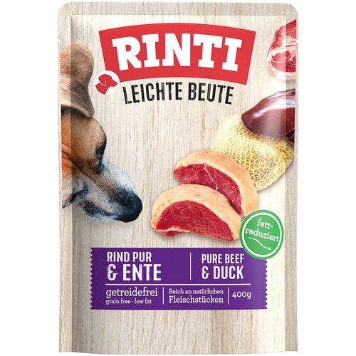  Ekonomično pakiranje RINTI Easy Prey 30 x 400 g - Čista govedina i pačetina Cijene