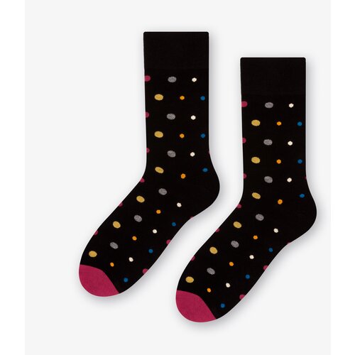 More Socks Mix Dots 140-051 Black Slike