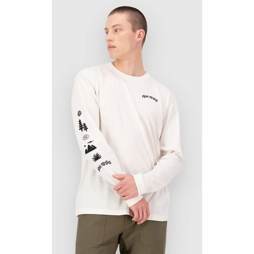 Mons Royale Yonder Merino Organic Cotton Funkcijska majica vintage white Cene