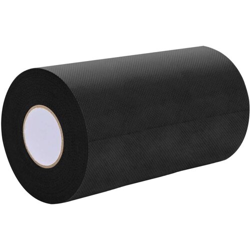 Traka za umjetnu travu samoljepljiva Crna 20 x 0 15 cm - 15 cm x 20 m Crna Dvostrana Cene