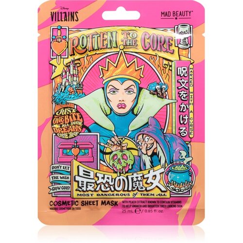 Mad Beauty Disney Villains Evil Queen maska iz platna z vlažilnim in revitalizacijskim učinkom 25 ml Cene