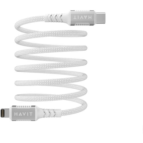 Havit CB6298 - Magnetic USB type C-Lightning cable, 1 m (white) Cijene