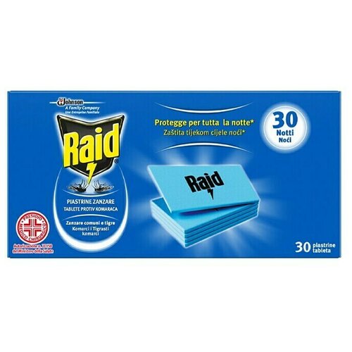 Raid Paket za dodatno punjenje sprave za odbijanje komaraca 30 tableta (U zatvorenom) Slike