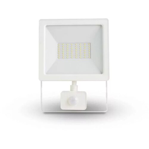 Asalite led bel reflektor slim 50W 4500K (4500 lumnov) + senzor Cene