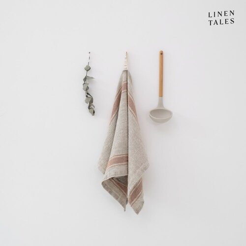 Linen Tales Lanena kuhinjska krpa 40x65 cm Beige Stripe Vintage – Cijene