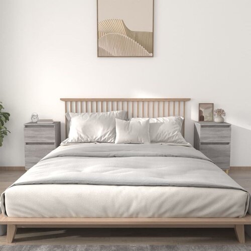  Nočna omarica 2 kosa siva sonoma 40x35x70 cm Cene