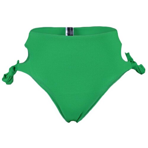 Trendyol Green Textured High Waist Bikini Bottom Slike