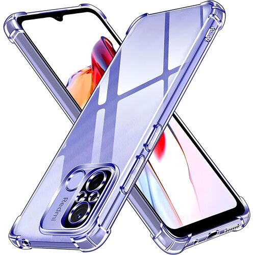 Techsuit Silikonski ovitek z ojačanimi robovi za Xiaomi Redmi 12C/Redmi 11A - Prozorna Cene