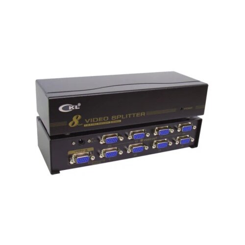  vga spliter CKL-108A 1-IN/8-OUT bandwidth 450MHz, 2048x1536p, extend the signal up to 75m Slike
