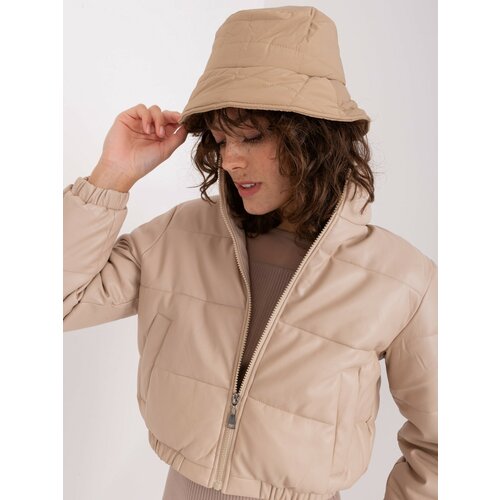 Fashion Hunters Camel quilted hat Cene