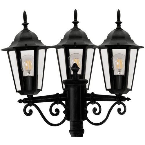  Spolja&amp;scaron;nja lampa 3xE27/20W/230V IP43 2,58 m crna Slike