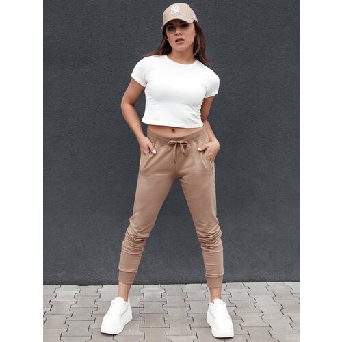 DStreet Women&amp;#039;s sweatpants RELAX MODE light brown Slike