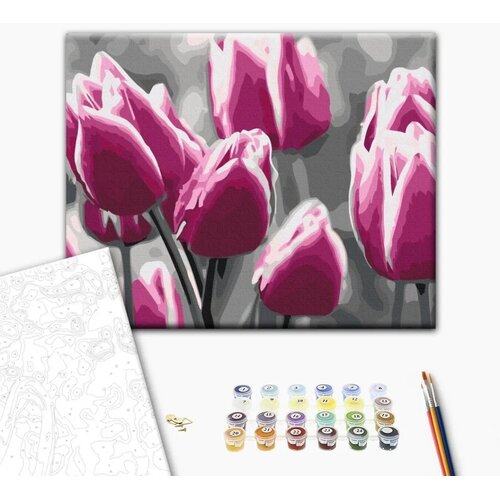  Slika za samostalno slikanje - Tulip Field 50x40 Cijene