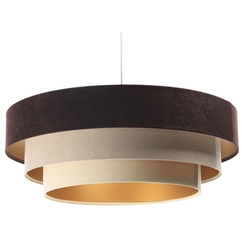  Luster na sajli TRINITI 1xE27/60W/230V smeđi/bež/zlatni Slike