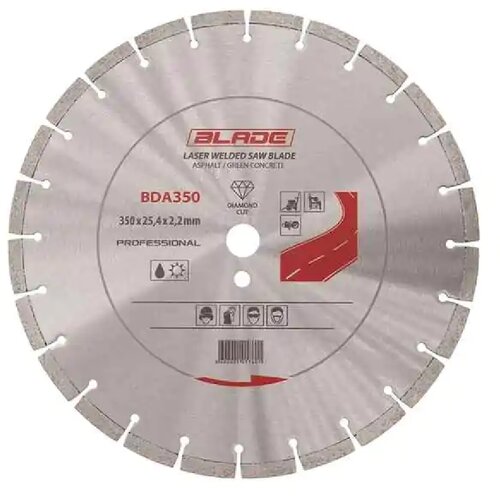 Blade disk dij. BetonAsfalt 350x25,4 Slike
