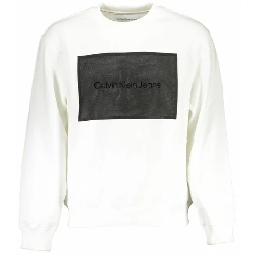 Calvin Klein Majica antracit / bela