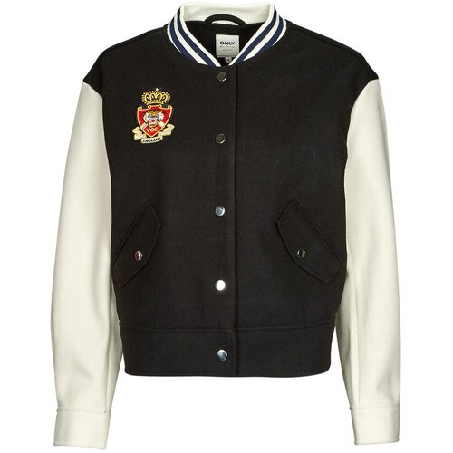 Only Jakne &amp;amp; Blazerji ONLWEMBLEY L/S COLLEGE JACKET CC PNT Črna Slike