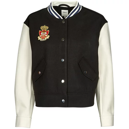 Only ONLWEMBLEY L/S COLLEGE JACKET CC PNT Crna