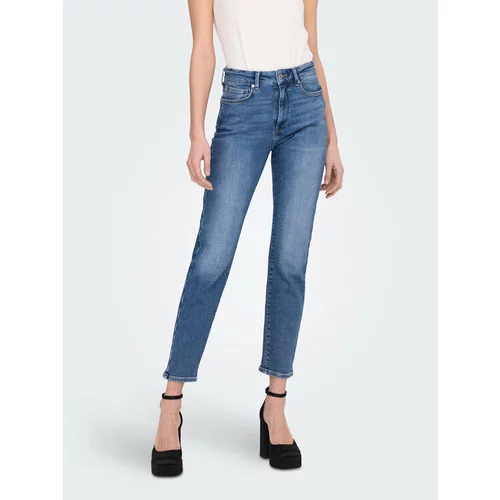 Only Jeans hlače 15283925 Modra Skinny Fit