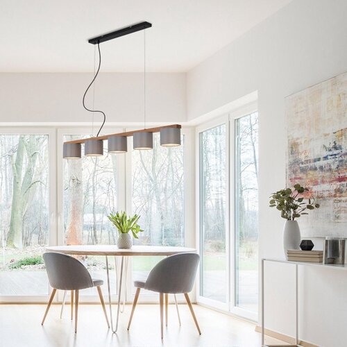 BRILONER 4075-054 - Luster na sajli RHON 5xE14/25W/230V Slike