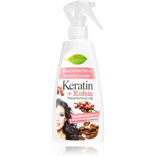 Bione Cosmetics Keratin + Kofein balzam brez spiranja v pršilu 260 ml Cene