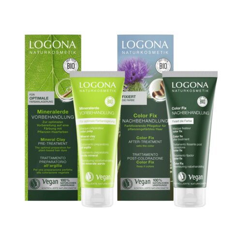 Logona Set njege za prije i poslije bojenja kose Slike