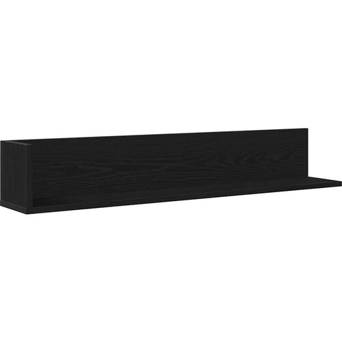 vidaXL Zidne police 2 kom crne 100x16,5x16,5 cm konstruirano drvo Cijene