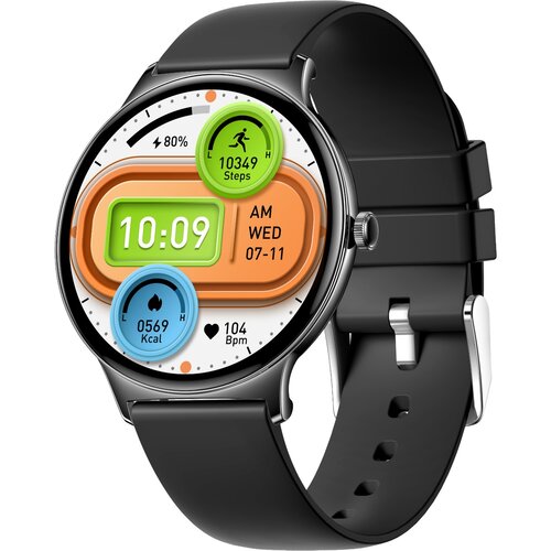 INF Vsestranska pametna ura z merjenjem zdravja in športnimi funkcijami Black, (5000071835) Cene