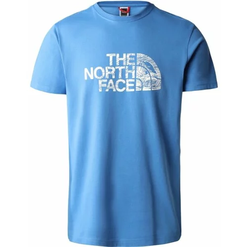 The North Face M S/S WOODCUT DOME TEE Muška majica, plava, veličina
