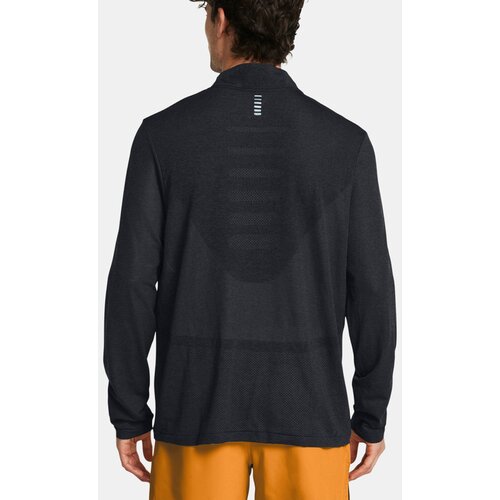 Under Armour UA Seamless Stride 1/4 Zip Majica Siva Slike