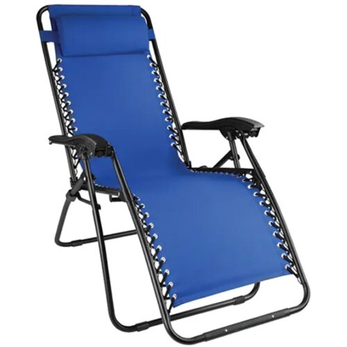 Olimp Sport Ležaljka sa jastukom t.plava 161x65x110cm Cene