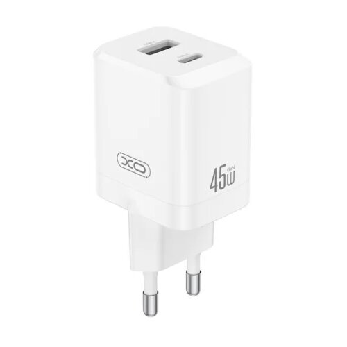 XO wall charger CE36 PD 45W 1x USB-C 1x USB white Cijene