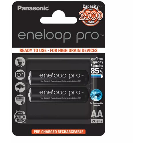 Panasonic Pro BK-3HCDE/2BE AA 2500mAh Ni-MH punjive baterije (2kom.) Cijene