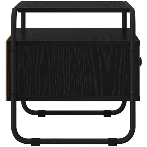  Noćni ormar Crni hrast 40 x 39 5 x 40 cm Konstruirano drvo - Crni hrast 1 Slike