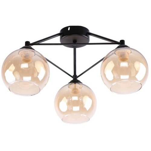 Mitea Lighting Luster crni Max.60W 220~240V 3xE27 M11088-3 BK Slike