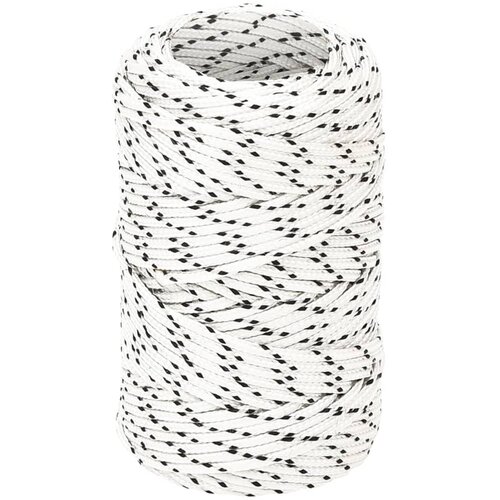 vidaXL Pletena vrv za čoln bela 2 mm x 25 m poliester Cene