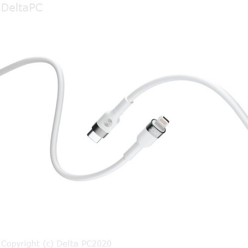 Forever Flexible cable USB-C - Lightning 2,0 m 20W white Cijene