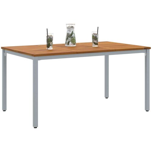 vidaXL Stol za vrt 150x90x75 cm od čvrstog drva akacije i metala Cene