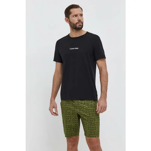 Calvin Klein Underwear Pižama moška, zelena barva
