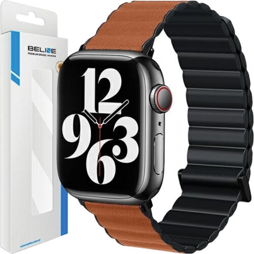 Beline pas za apple watch magnetic pro 38/40/41MM črno/rjava etui, (21969260) Cene