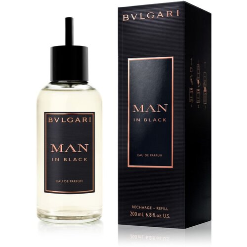 Bvlgari Man In Black parfumska voda nadomestno polnilo za mo&amp;scaron;ke 200 ml Slike