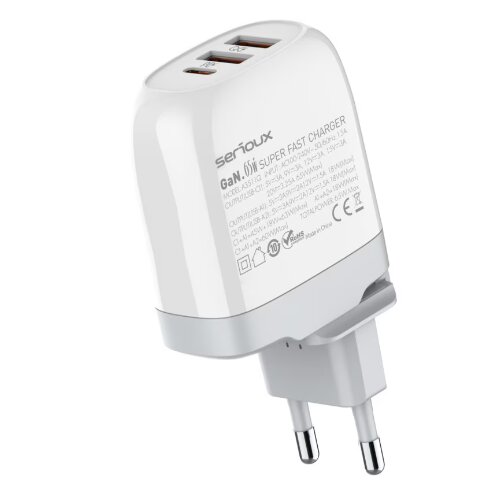 Serioux punjač za mobitel SRXC-QC65WGAN Slike