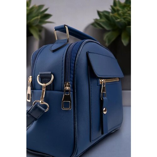 Dewberry 67330 Womens 3 Compartment Adjustable Shoulder Bag-NAVY Cijene