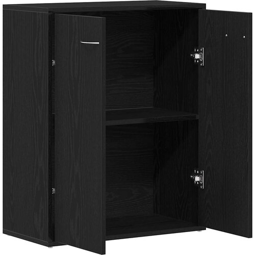  Komoda crni hrast 60x30x75 cm Inženirsko drvo Slike