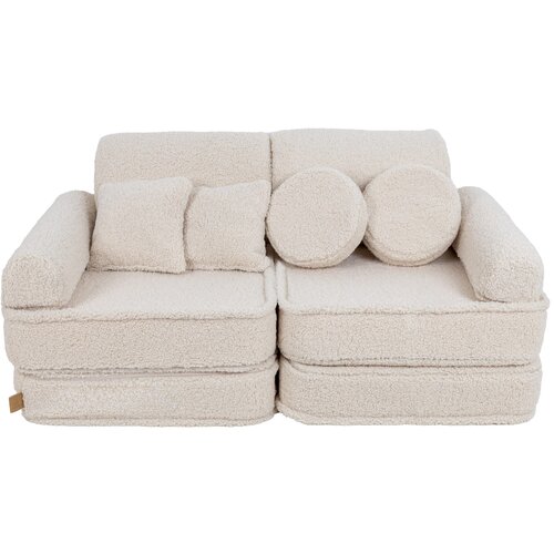 MeowBaby pocket sofa plus, 120x25x60cm, bearly, kremasto, (21510706) Cene