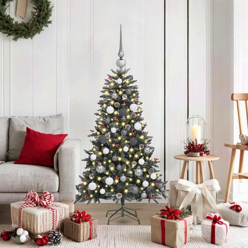 vidaXL Umjetno božićno drvce Zelena 120 cm PVC Cene