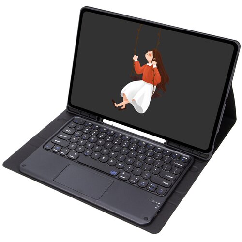 Ykcloud Flip cover in Bluetooth Tipkovnica YM-T970C za Samsung Tab S7+ 12.4&amp;quot; T970/Samsung Tab S7 FE 12.4&amp;quot; T730/Samsung Tab S8+ 12.4&amp;quot; X800, (20652626) Slike