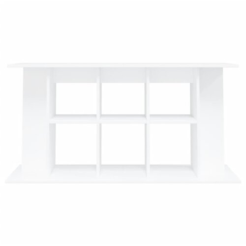  Stalak za akvarij bijeli 120 x 40 x 60 cm od konstruiranog drva Slike