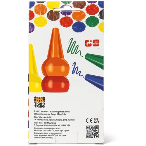 Tiger Tribe Crayons Retro Slike