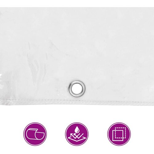  Prozirna cerada s u&amp;scaron;icama 4x8 m PVC Slike